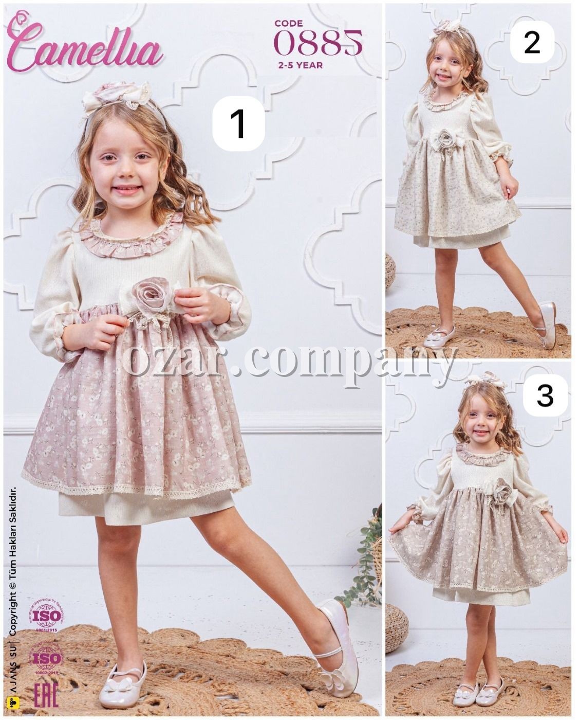 Платье Для Девочки Camellia (2-3-4-5лет)