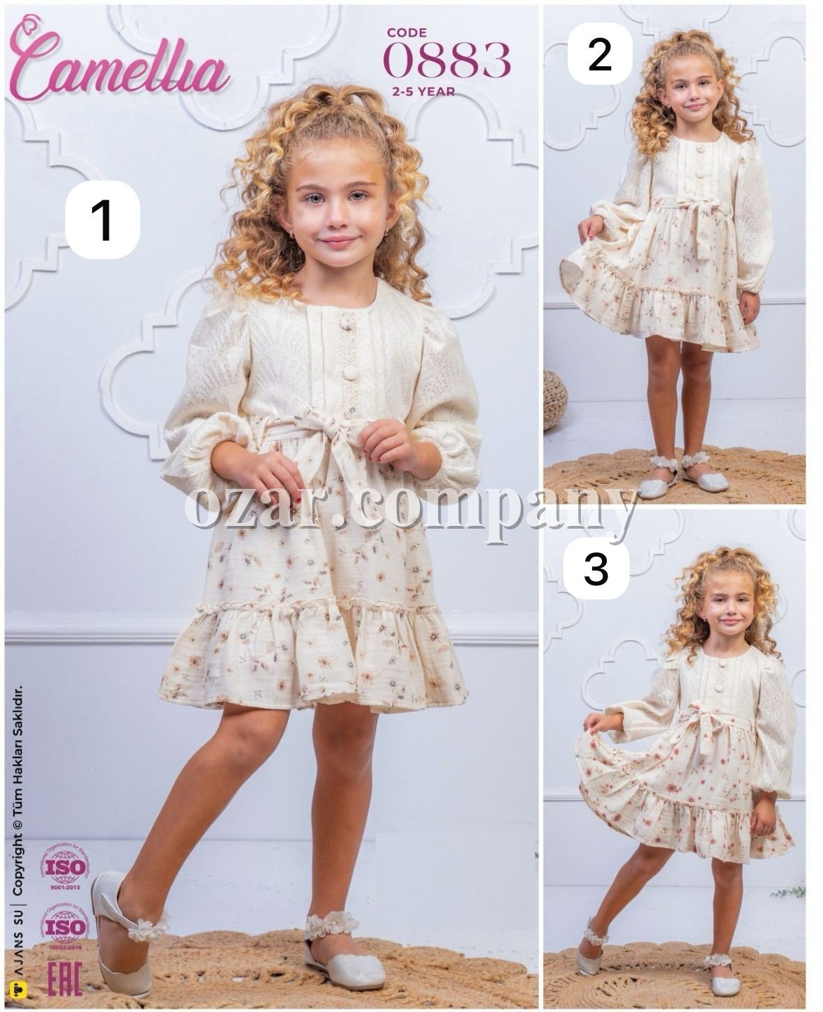 Платье Для Девочки Camellia (2-3-4-5лет)