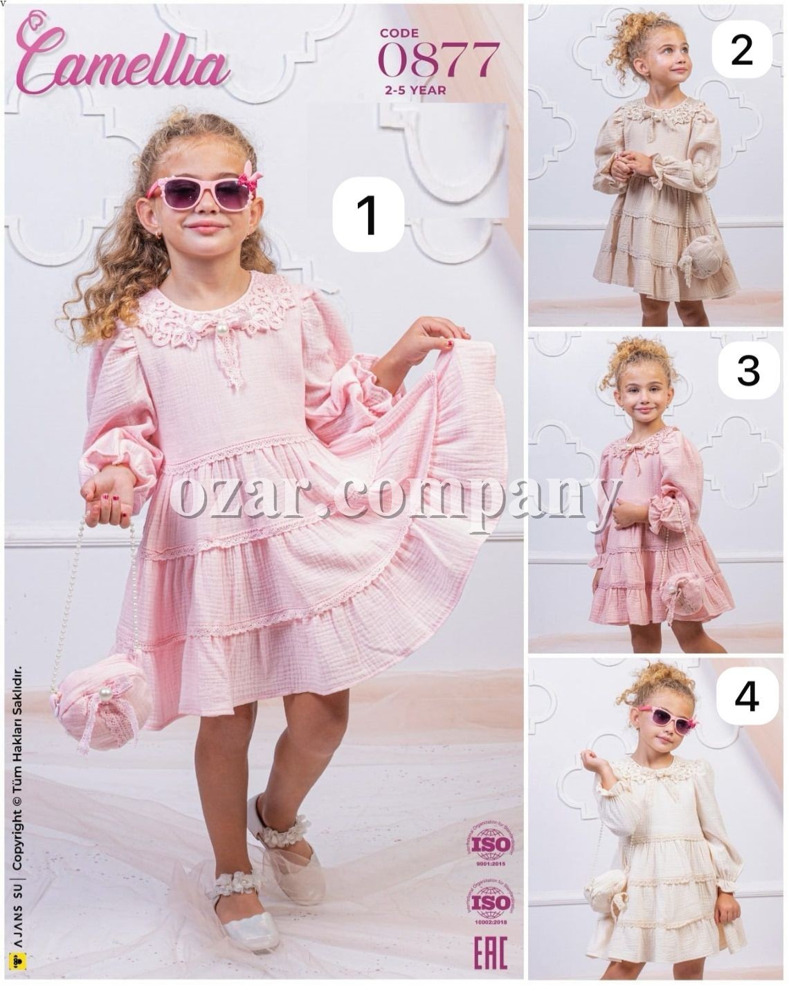 Платье Для Девочки Camellia (2-3-4-5лет)