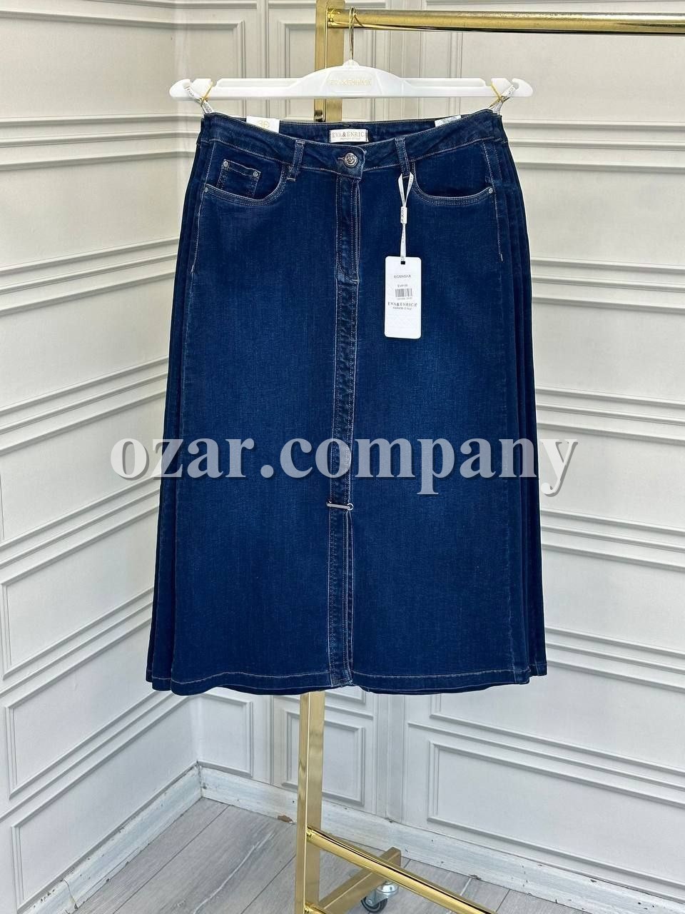 Женская Джинсовая Юбка Eva Enrica (Большие размеры)