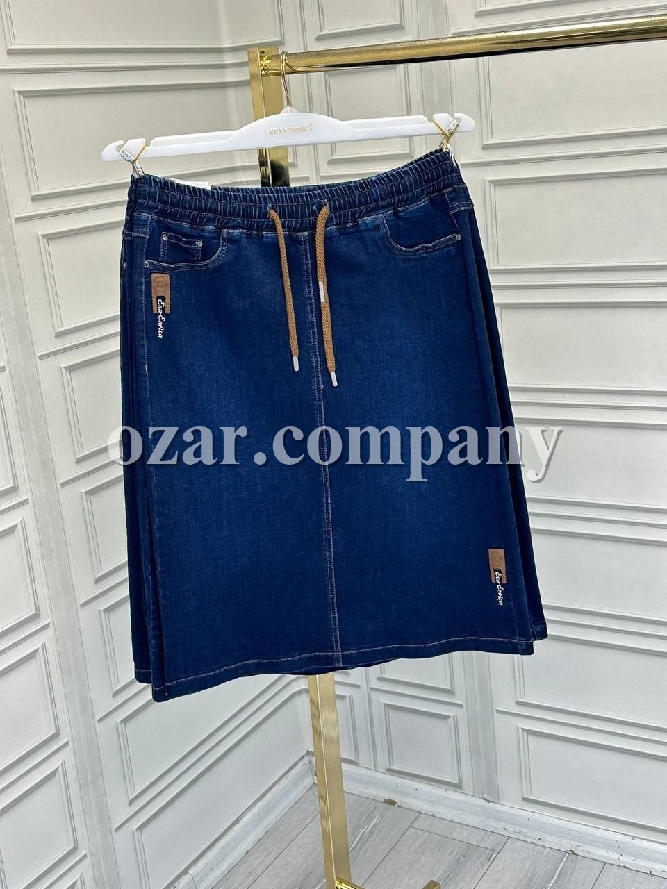 Женская Джинсовая Юбка Eva Enrica (Большие размеры)