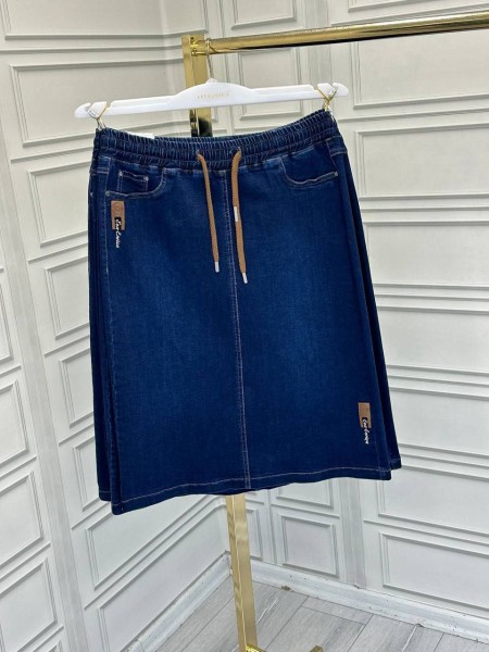 Женская Джинсовая Юбка Eva Enrica (Большие размеры)