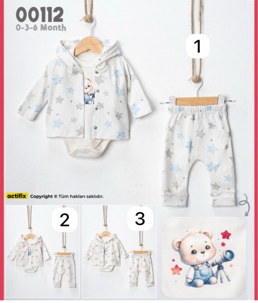 Комплект Для Мальчика Minijoy (0-3-6мес.)