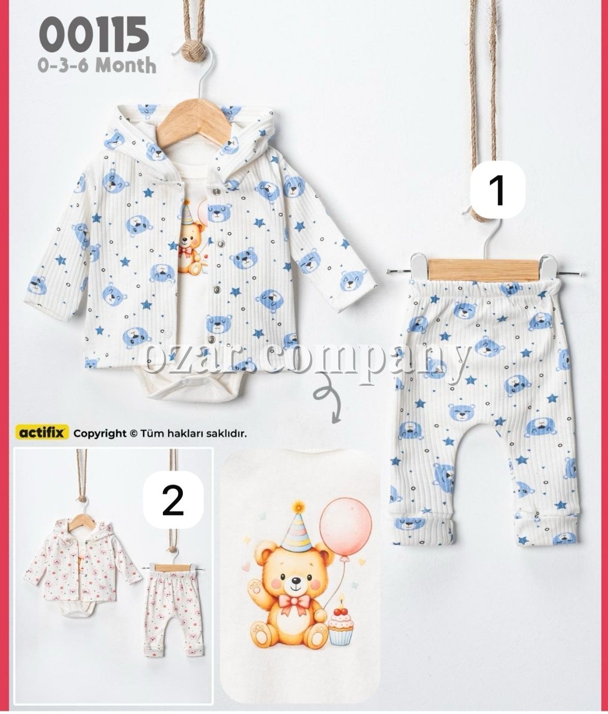 Комплект Для Мальчика Minijoy (0-3-6мес.)