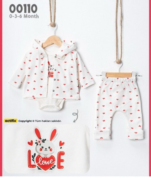 Комплект Для Девочки Minijoy (0-3-6мес.)