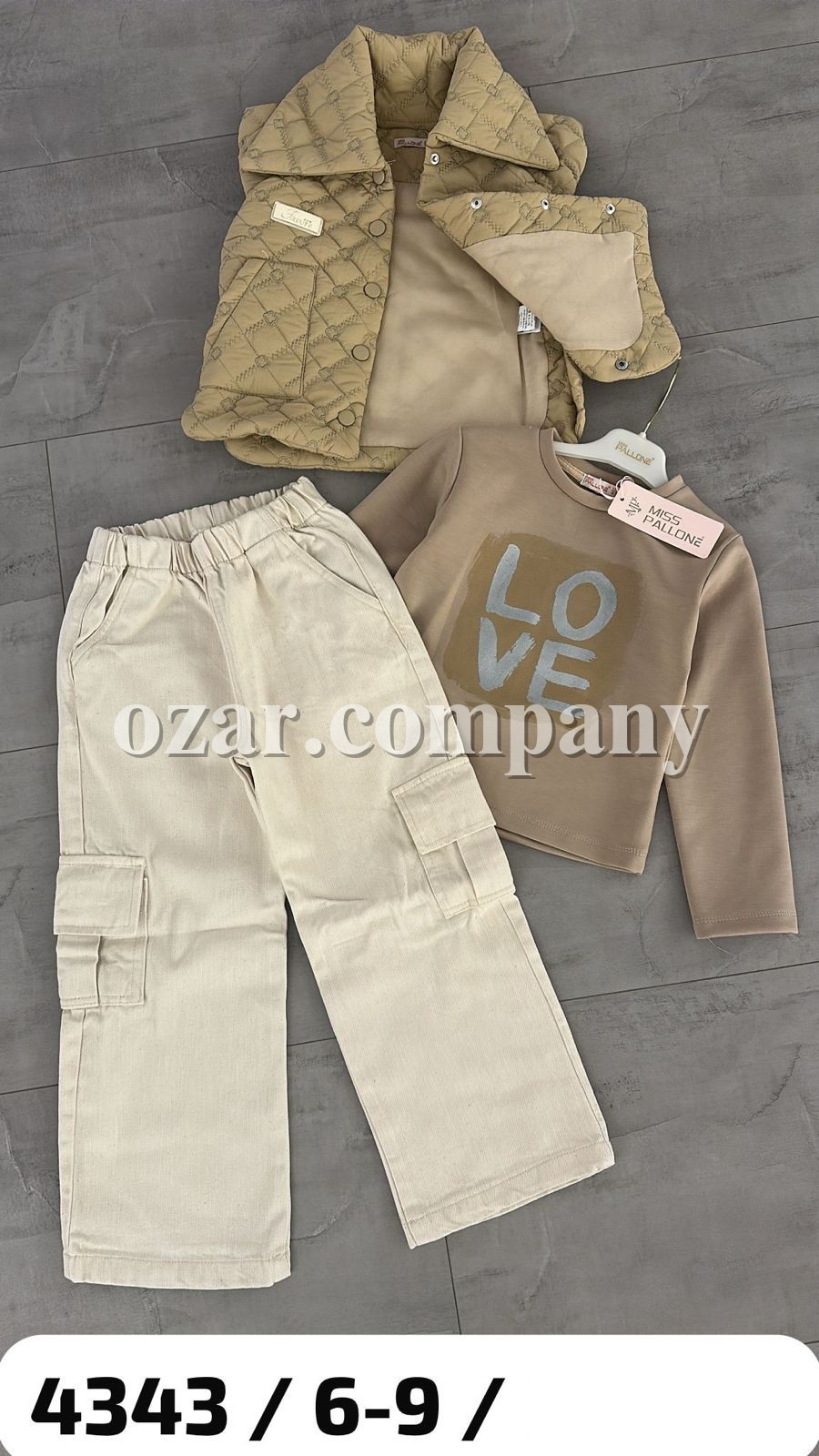 Костюм Тройка Для Девочки Miss Pallone (6-7-8-9лет) 