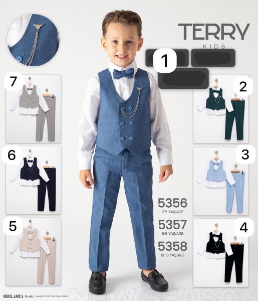 Костюм Тройка Для Мальчика Terry (2-3-4-5лет)