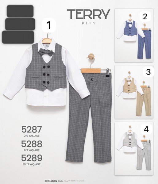 Костюм Тройка Для Мальчика Terry (2-3-4-5лет)