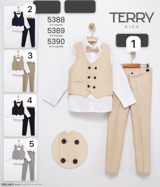 Костюм Тройка Для Мальчика Terry (10-11-12-13лет)