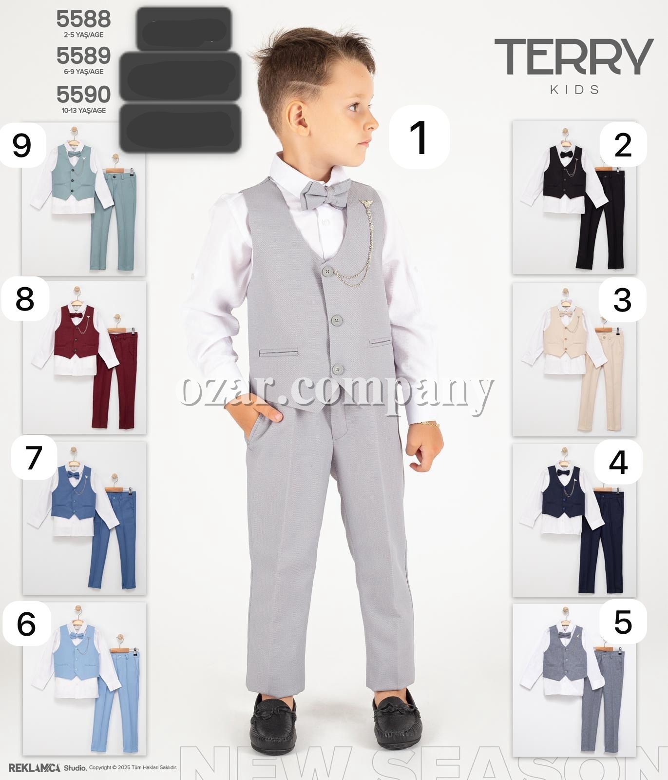 Костюм Тройка Для Мальчика Terry (10-11-12-13лет)