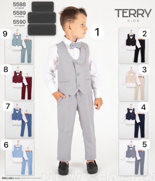 Костюм Тройка Для Мальчика Terry (10-11-12-13лет)