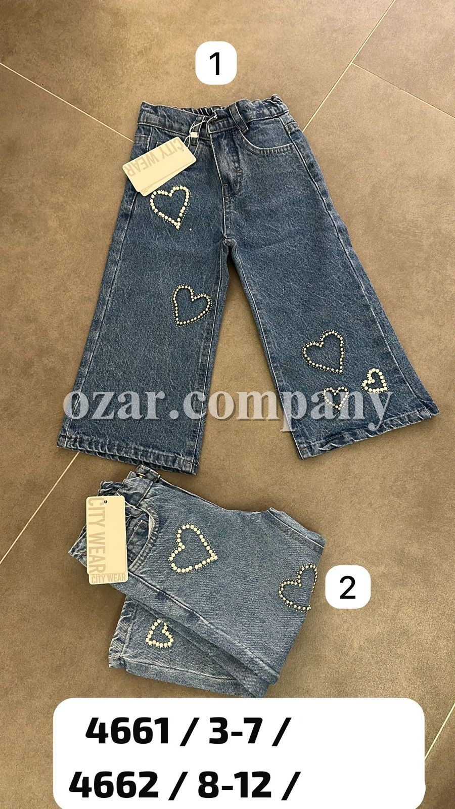 Джинсы Для Девочки City Wear (3-4-5-6-7лет) 