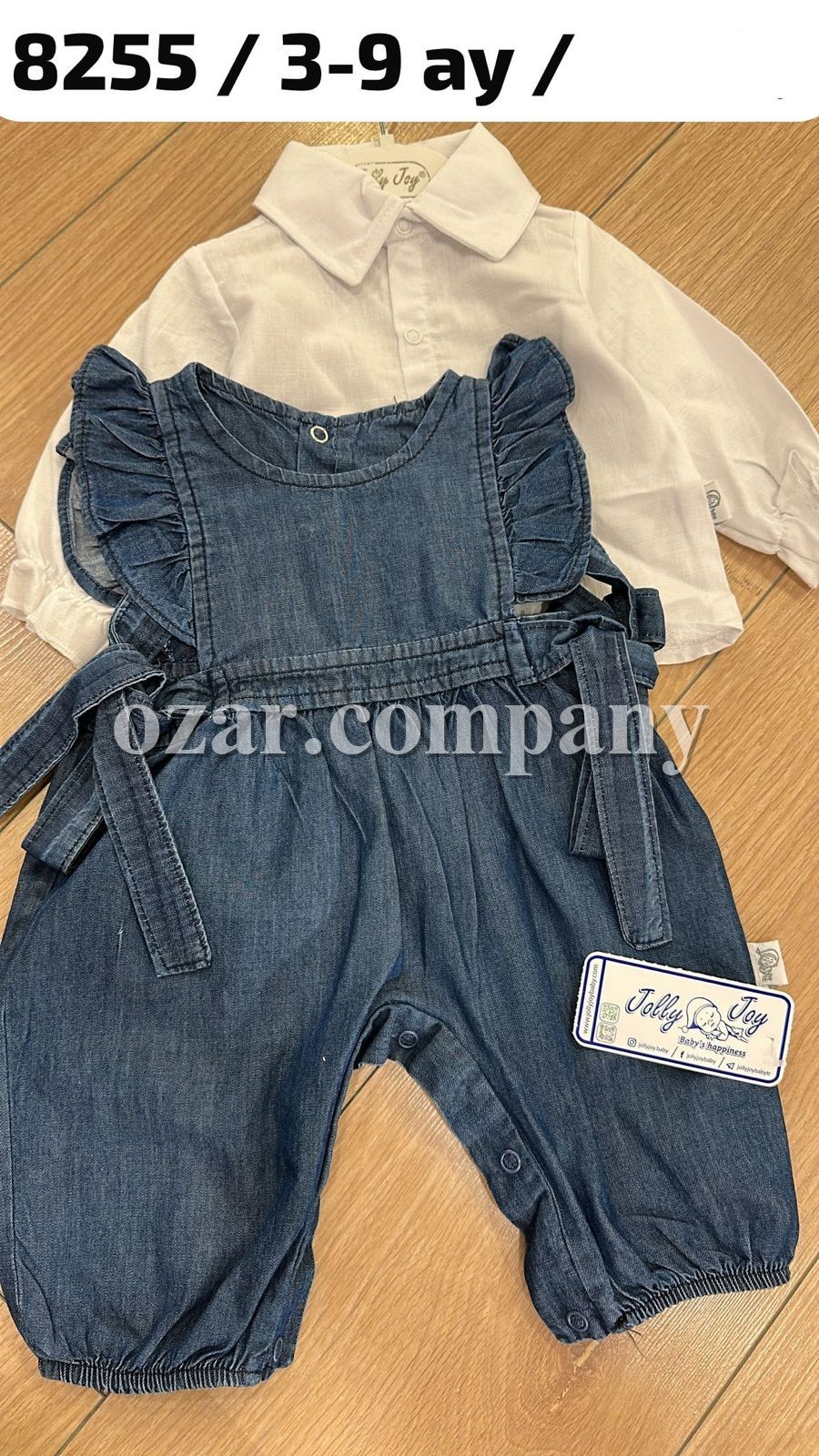 Джинсовый Комбинезон Для Девочки Jolly Joy (3-6-9мес.)