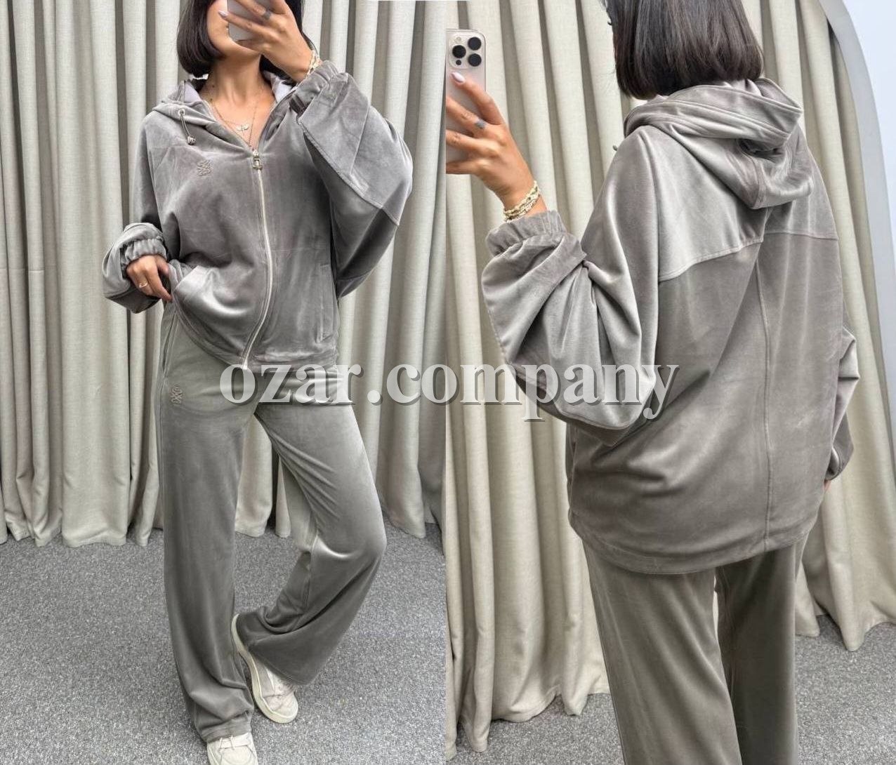 Женский Велюровый Костюм Cute