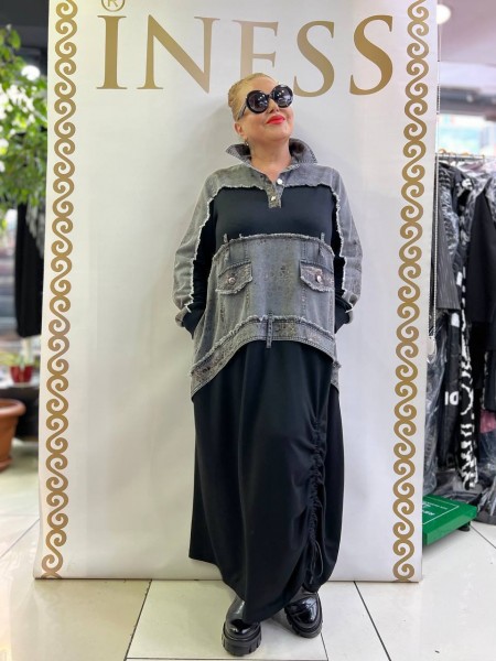 Женское Джинсовое Платье Iness (Большие размеры)