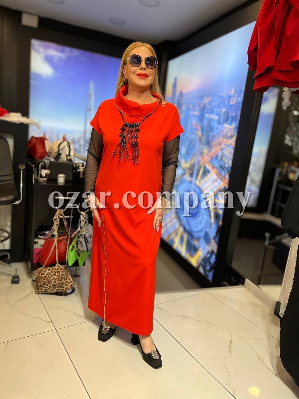 Женское Платье Iness (Большие размеры)