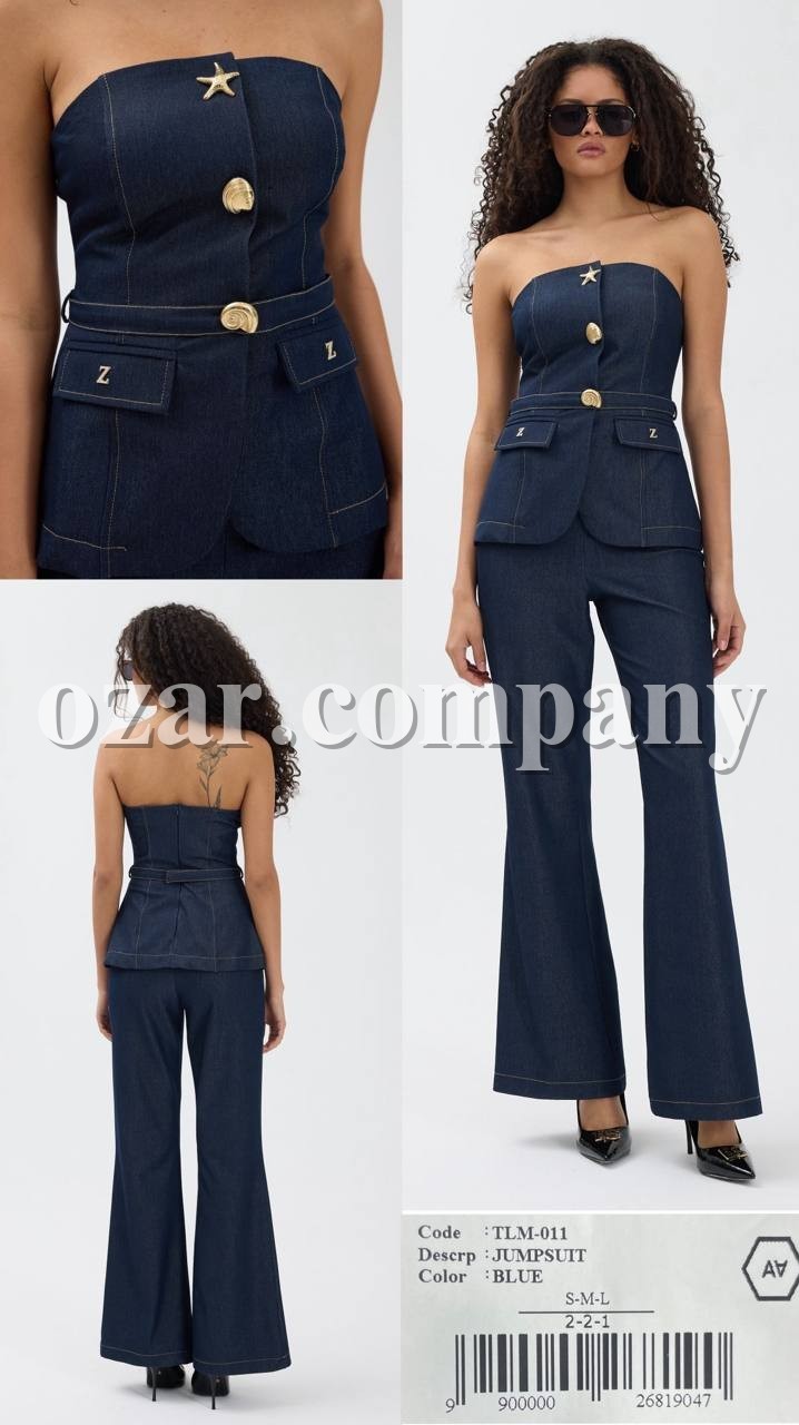 Женский Джинсовый Комбинезон A.M.N.