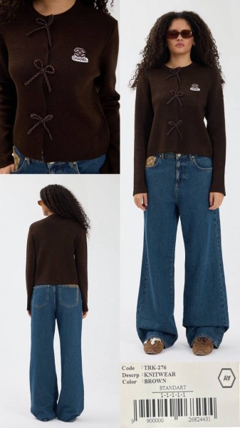 Женский Трикотажный Кардиган A.M.N.