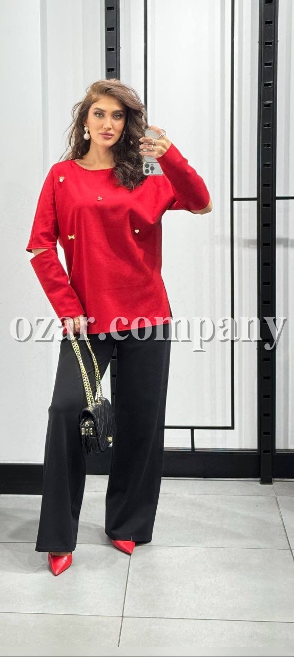 Женская Трикотажная Блузка Piena (Большие размеры)