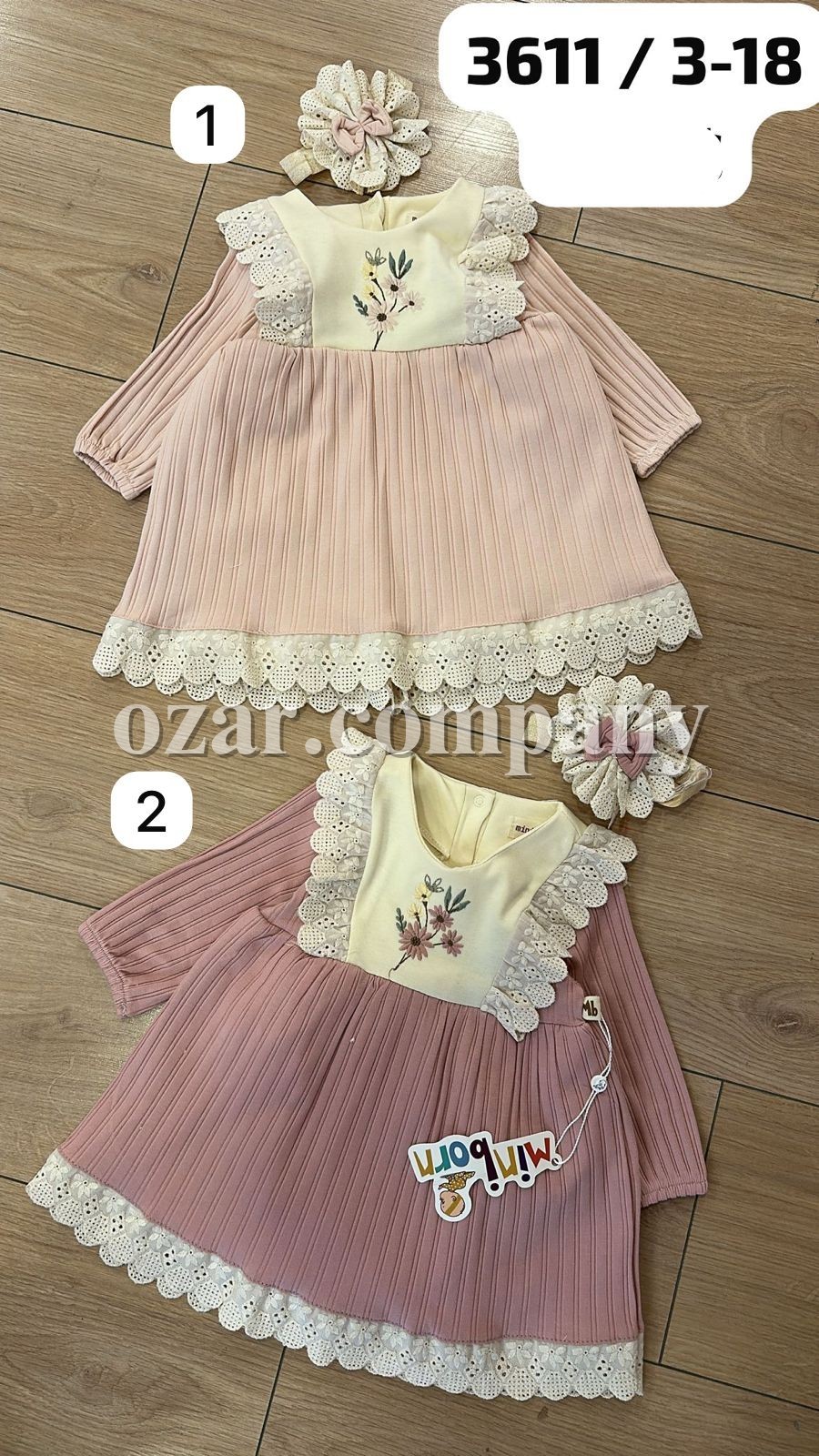 Платье Для Девочки Mini Born (3-6/6-9/9-12/12-18мес.)