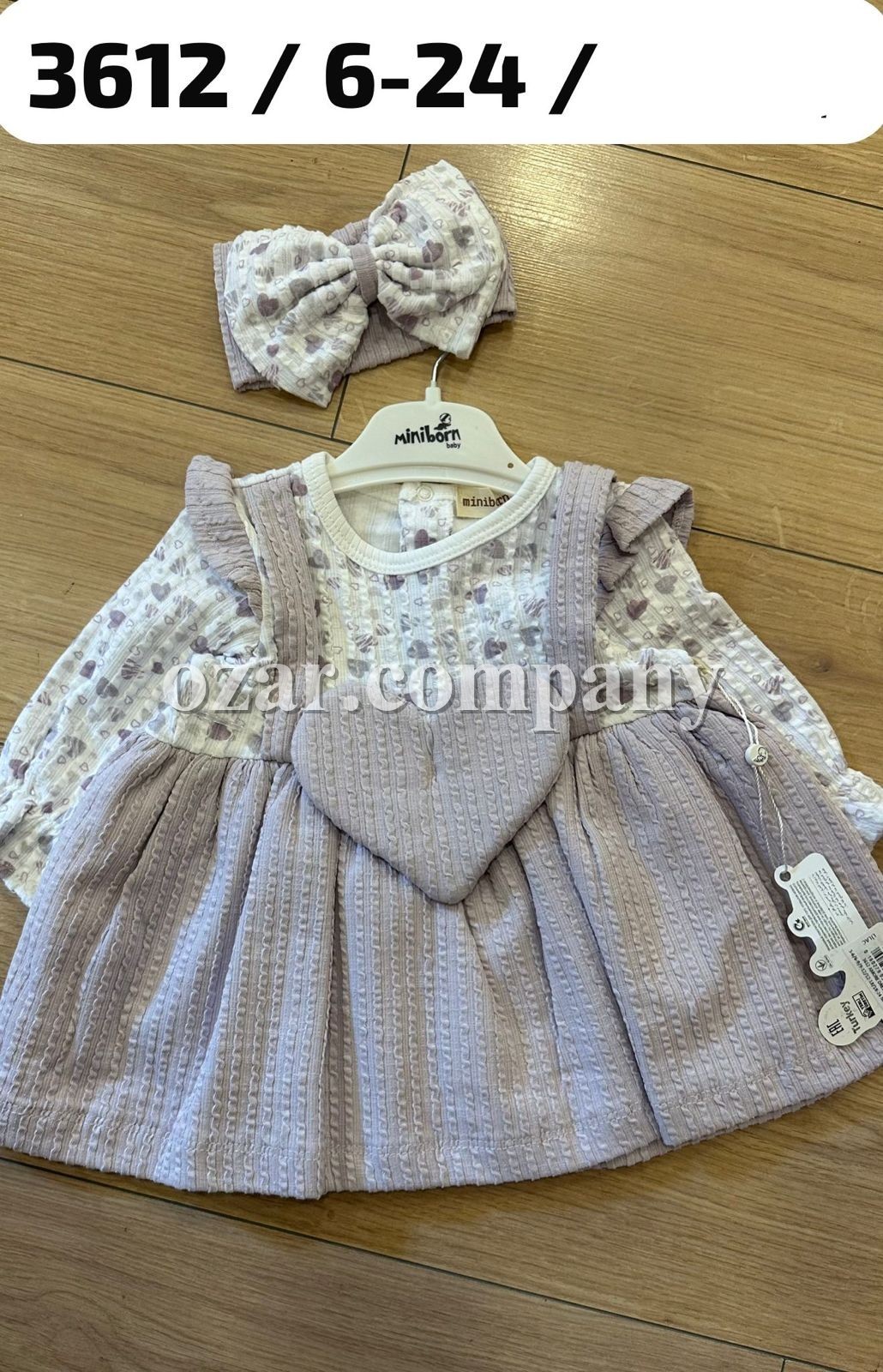 Платье Для Девочки Mini Born (3-6/6-9/9-12/12-18мес.)