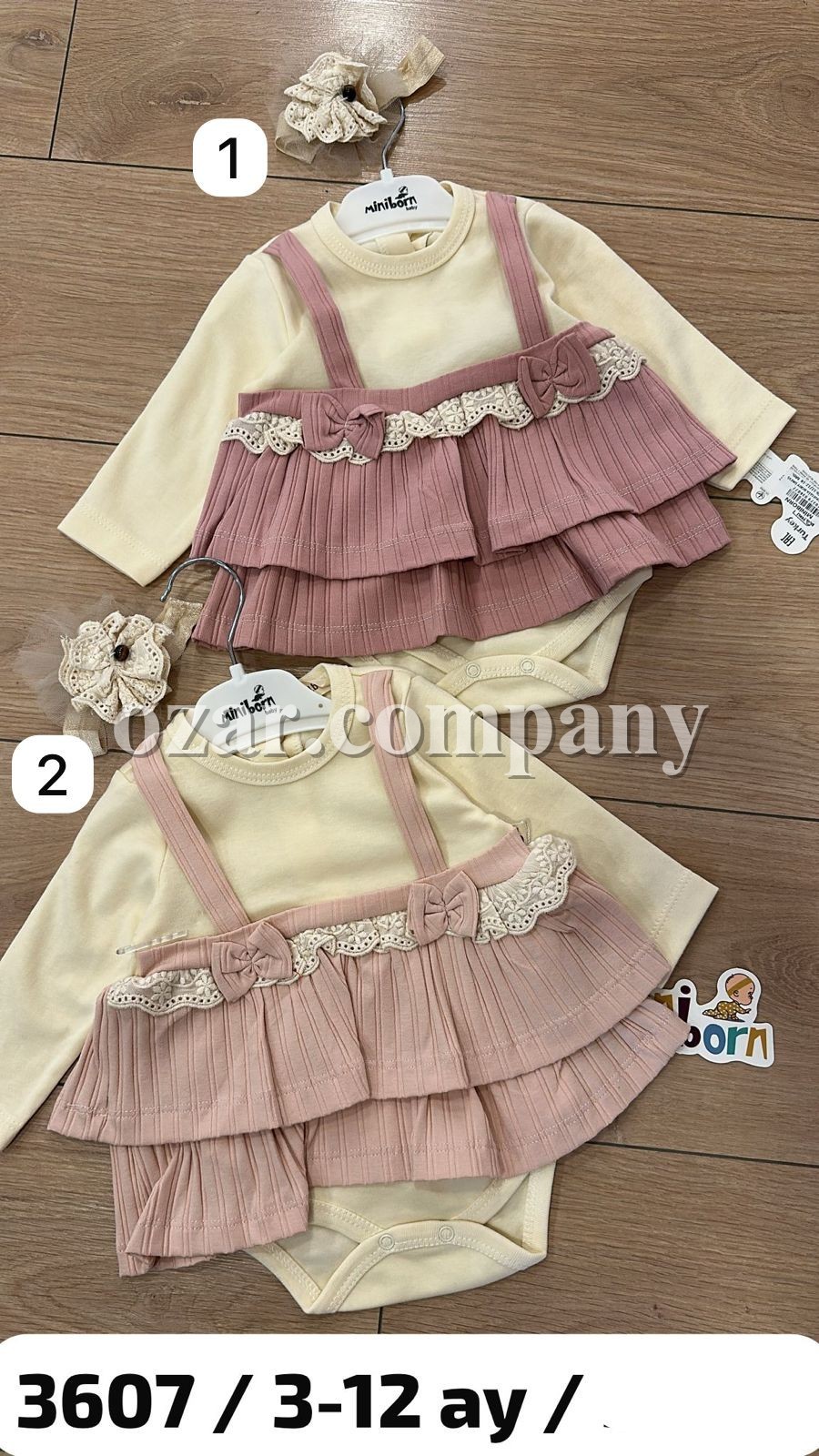 Бодик Для Девочки Mini Born (0-3/3-6/6-9/9-12мес.)