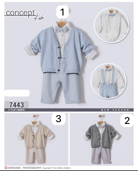 Костюм Тройка Для Мальчика Concept (3-6-9-12мес.)