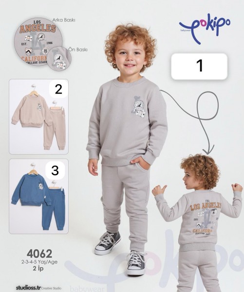 Костюм Двунитка Для Мальчика Pokipo (2-3-4-5лет)