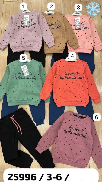 Трикотажный Костюм На Флисе Для Девочки Nazar (3-4-5-6лет) 