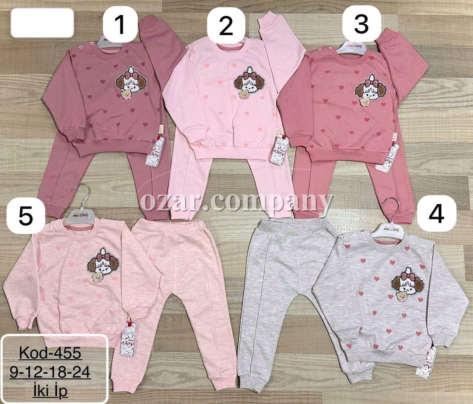 Костюм Двунитка Для Девочки Mini Clup (9-12-18-24мес.)