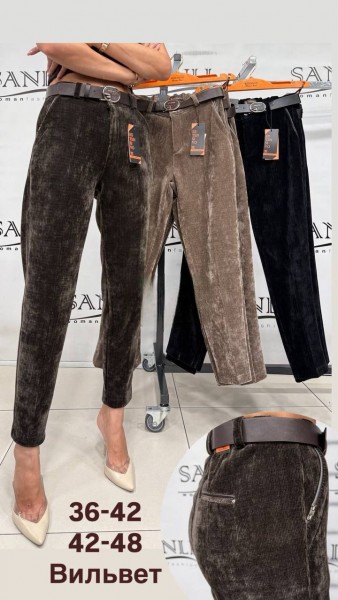 Женские Вельветовые Брюки Estensivo