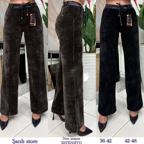 Женские Вельветовые Брюки Estensivo (Большие размеры)