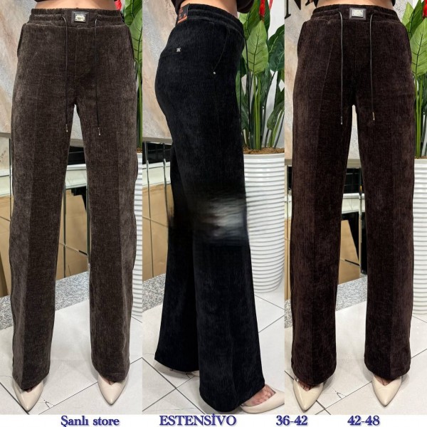 Женские Вельветовые Брюки Estensivo