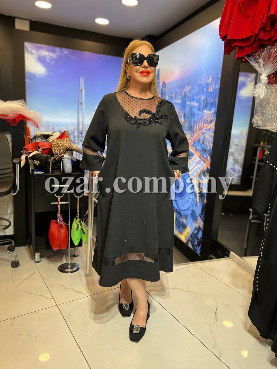 Женское Платье Iness (Большие размеры)