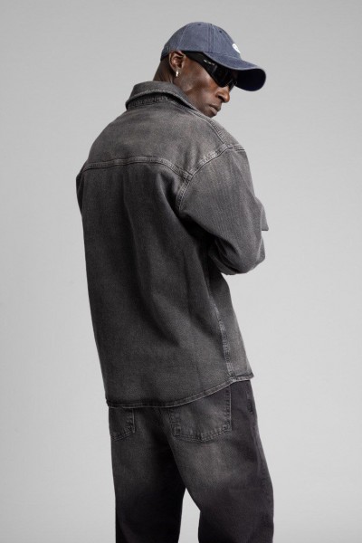 Мужская Джинсовая Рубашка Catch