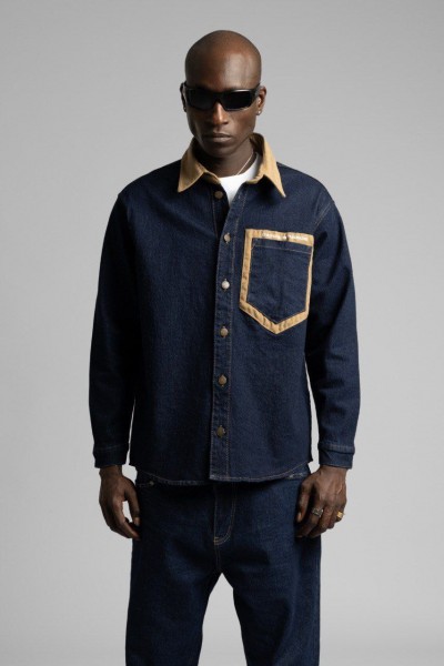 Мужская Джинсовая Рубашка Catch