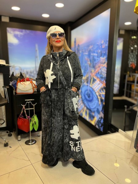 Женский Джинсовый Костюм Iness (Большие размеры)