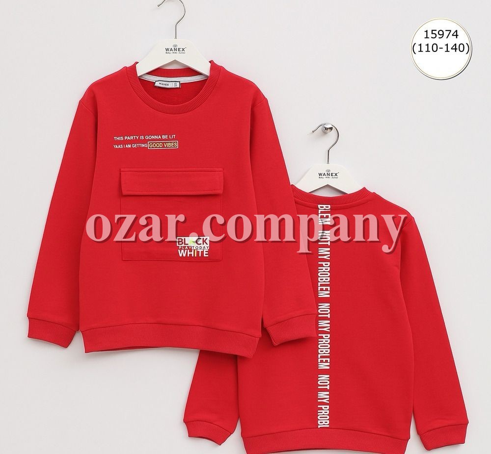 Свитшот Для Мальчика Wanex (5-6-7-8-9-10лет) 