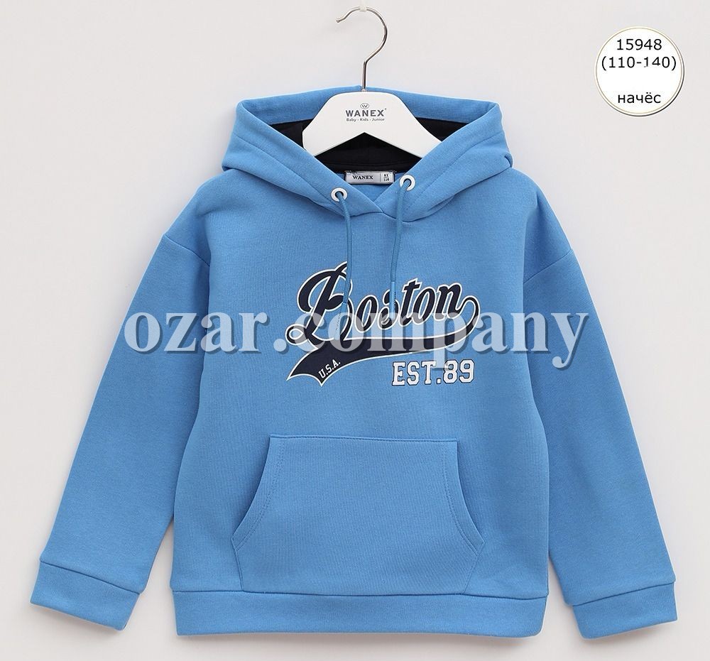 Худи На Флисе Для Мальчика Wanex (5-6-7-8-9-10лет) 