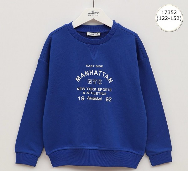 Свитшот Для Мальчика Wanex (7-8-9-10-11-12лет) 