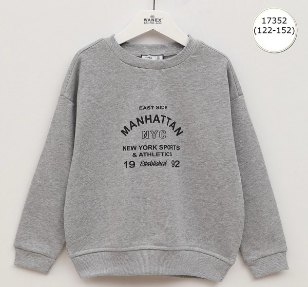 Свитшот Для Мальчика Wanex (7-8-9-10-11-12лет) 