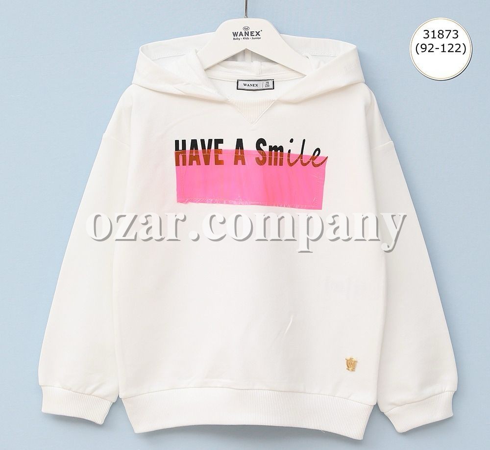 Худи Для Девочки Wanex (2-3-4-5-6-7лет) 