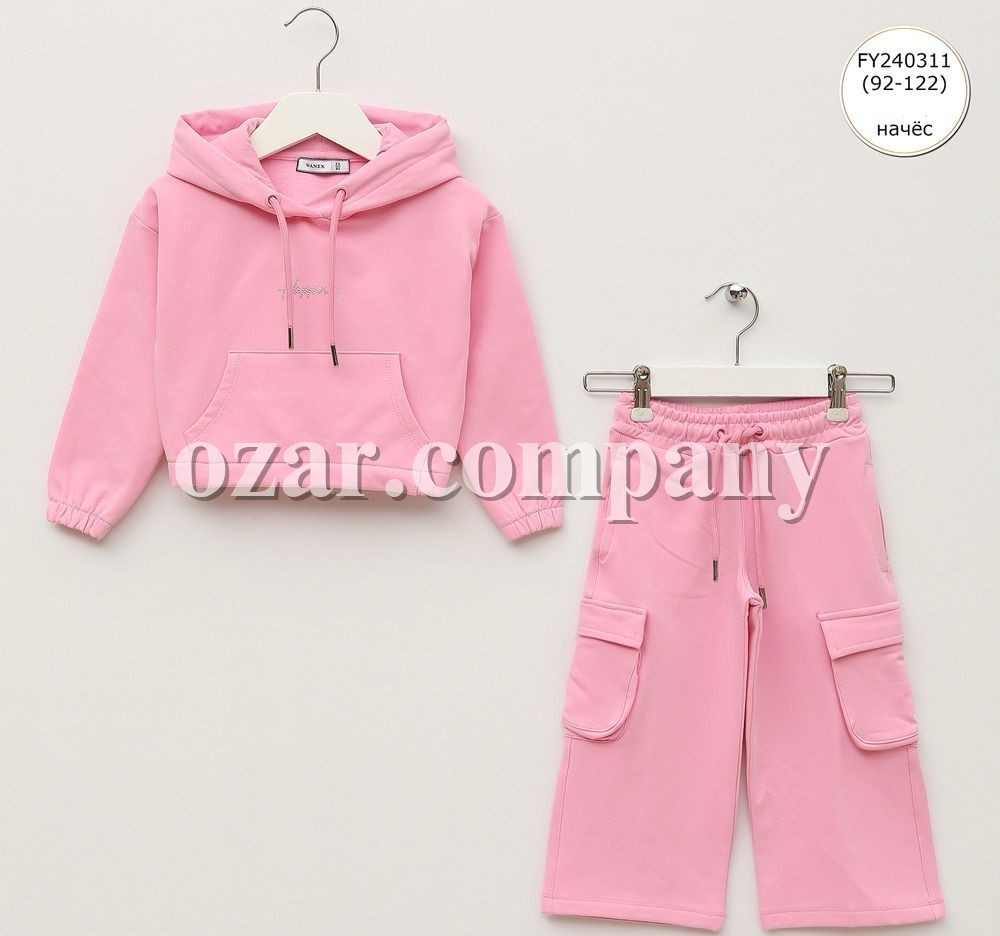Костюм На Флисе Для Девочки Wanex (2-3-4-5-6-7лет) 