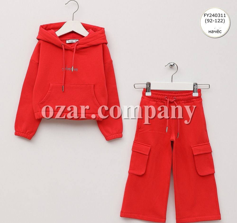 Костюм На Флисе Для Девочки Wanex (2-3-4-5-6-7лет) 