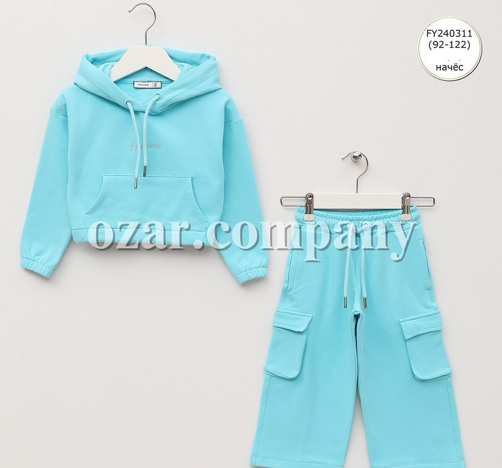 Костюм На Флисе Для Девочки Wanex (2-3-4-5-6-7лет) 