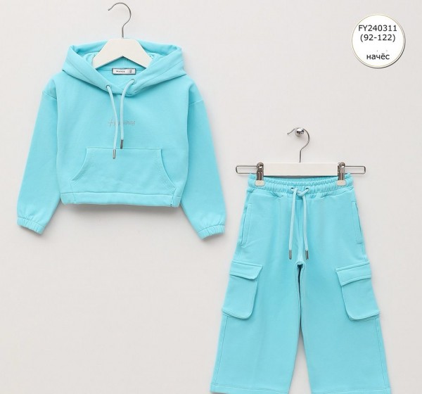 Костюм На Флисе Для Девочки Wanex (2-3-4-5-6-7лет) 