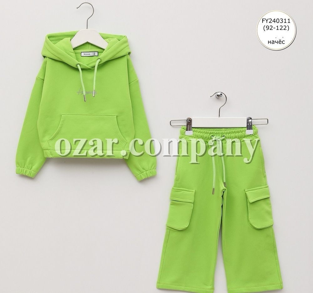 Костюм На Флисе Для Девочки Wanex (2-3-4-5-6-7лет) 