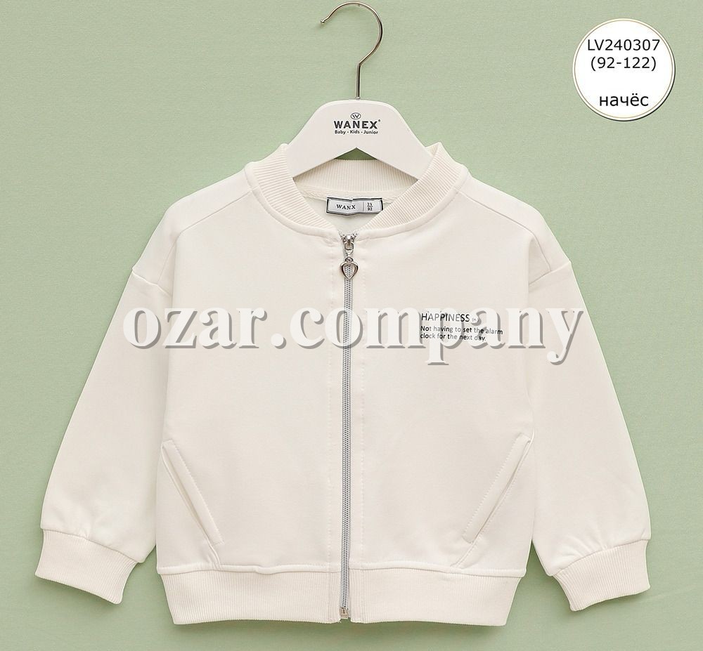 Кофта На Флисе Для Девочки Wanex (2-3-4-5-6-7лет) 