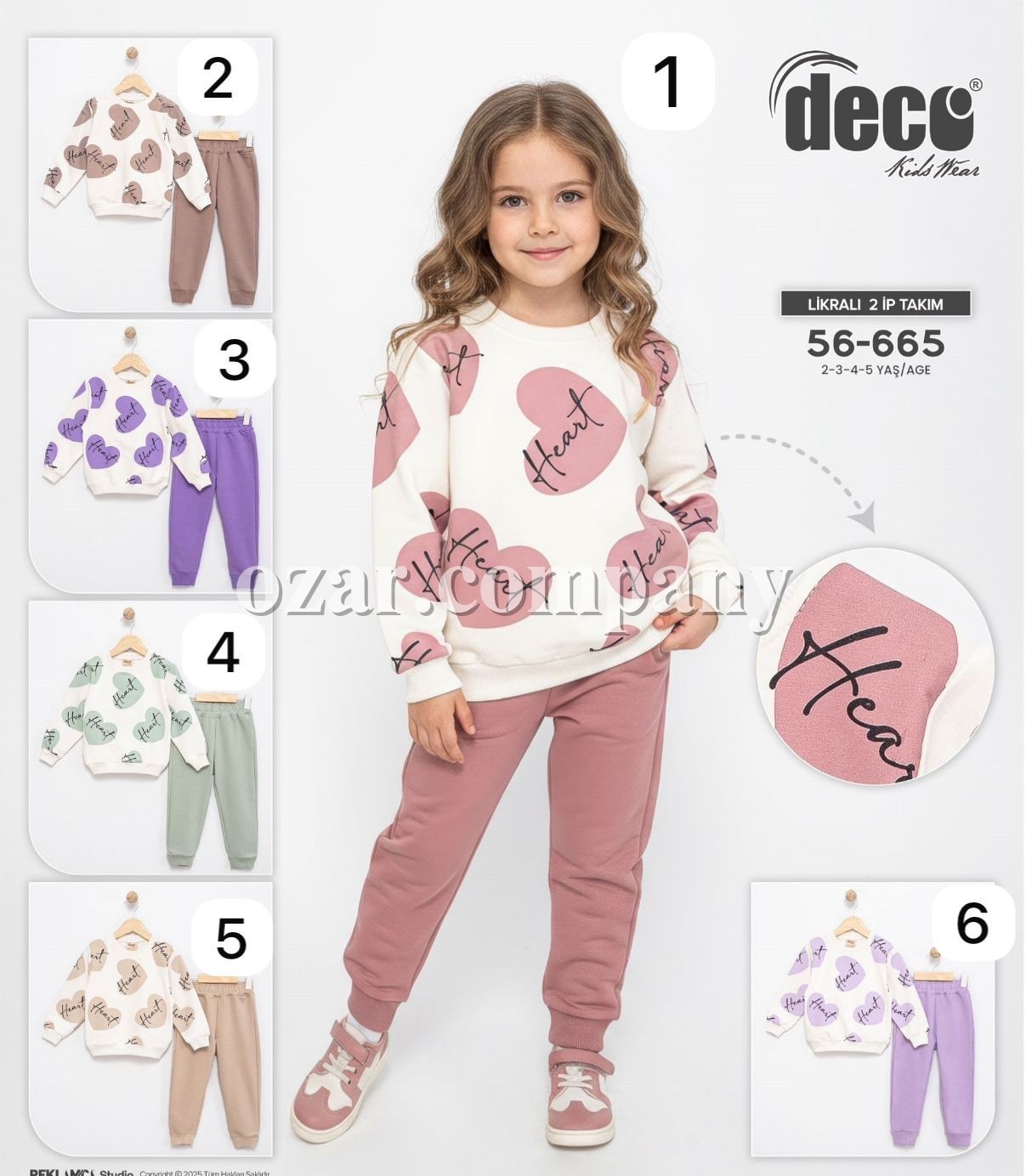 Костюм Двунитка Для Девочки Deco (2-3-4-5лет)