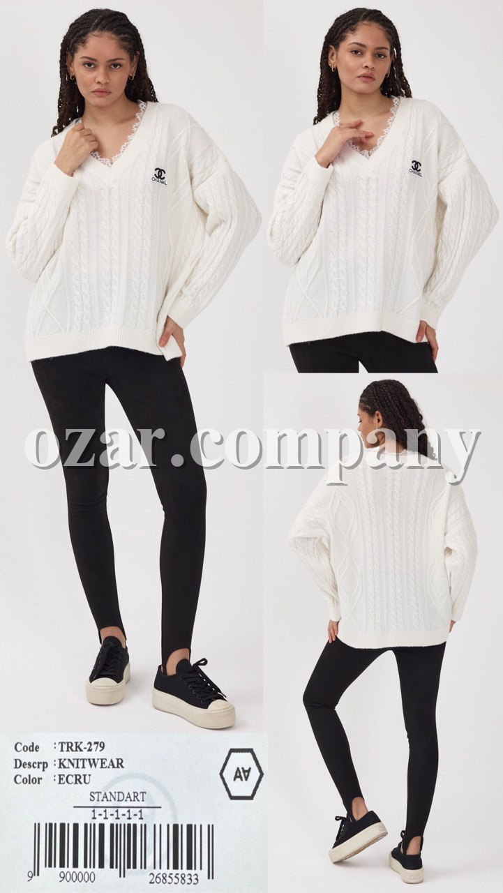 Женский Трикотажный Свитер A.M.N.